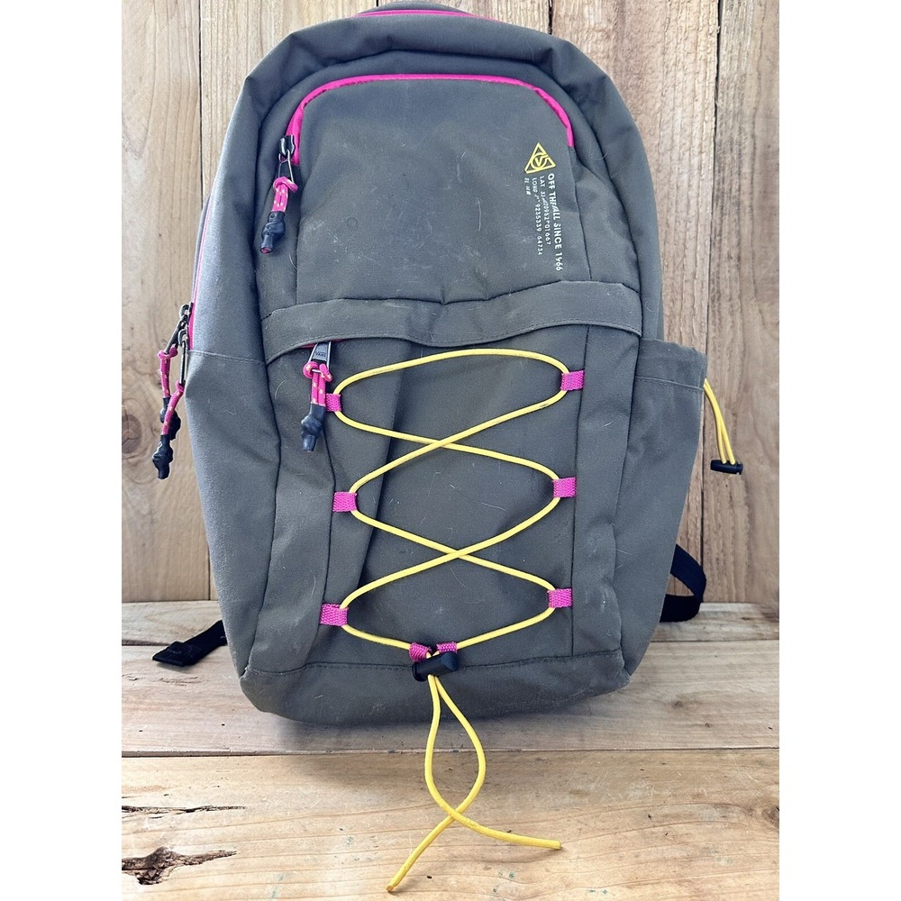 Vans Wall 66 Backpack Cordura Nylon Travel School Unisex Large Green Good